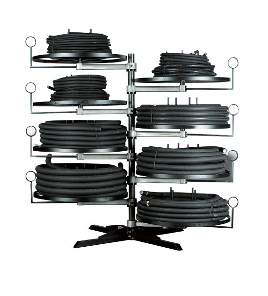 KRACK8H Eight Coil Horizontal Hose Rack